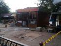 В Трусовском районе Астрахани взорвался торговый ларёк с мясными деликатесами