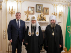 Игорь Бабушкин и Патриарх Кирилл обсудили духовное развитие Астраханской области