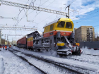 В Астраханской области снегопад не повлиял на движение поездов