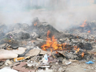 Под Астраханью горели отходы на площади в 120 «квадратов»