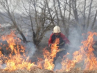 В Астрахани 18 пожарных тушили четыре здания и сухостой