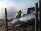 За день в Астраханской области сгорели 100 рулонов сена и квартира