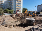 На полгода затянулся ремонт трубы на улице Бориса Алексеева в Астрахани