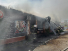 В Астрахани сгорела шашлычная "На углях"