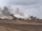 В Астраханской области пахнет гарью из-за горящего камыша