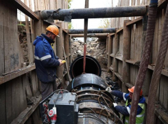 В Астрахани завершили монтажные работы на сети важного напорного коллектора