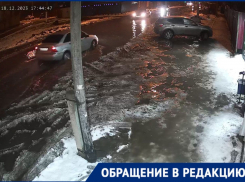 Микрорайон Бабаевского заливает огромная лужа