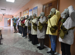 Для астраханцев провели тренировку по гражданской обороне