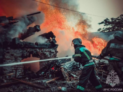 На пожаре под Астраханью пострадали два местных жителя