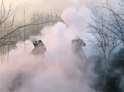 В Астрахани случилось два крупных пожара с разницей в сорок минут