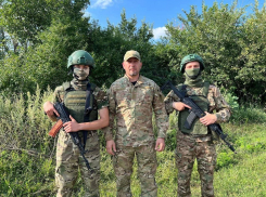 Депутат астраханской облдумы встретился с нашими земляками на передовой