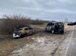 В ДТП под Астраханью с возгоранием машин пострадали пять человек