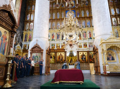 В Астрахани провели молебен за здравие российских военнослужащих