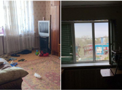 Астраханские спасатели вызволили маленьких детей, брошенных в квартире