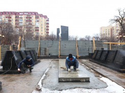 В Астрахани начали начали реконструкцию мемориала