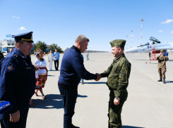 На астраханский аэродром прибыли новейшие истребители СУ-35