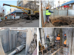 Бригады «Астрводоканала» устраняют аварийные ситуации на улицах Савушкина и Барсовой