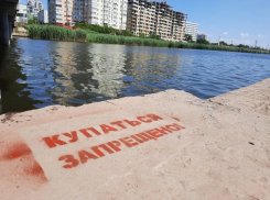 В Астрахани обновляют знаки о запрете купания