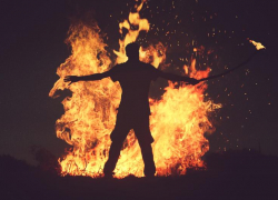 Житель Икрянинского района Астраханской области пытался сжечь самого себя