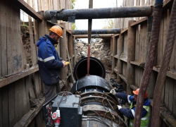 В Астрахани завершили монтажные работы на сети важного напорного коллектора