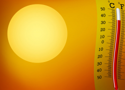 Астраханцев предупреждают о сильной жаре 8 и 9 августа
