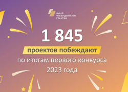 Восемь астраханских проектов выиграли президентские гранты