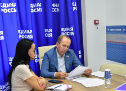 Председатель городской Думы провел прием в Штабе общественной поддержки