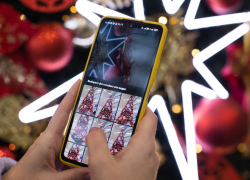 Астраханцы поздравили близких с Новым годом с помощью новой технологии