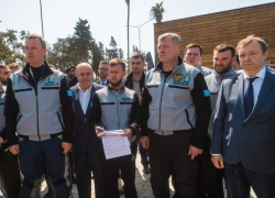 На мотопробеге в Иране Бабушкин поздравил астраханцев с Благовещением