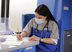 В астраханских электропоездах развернут «Точки здоровья»