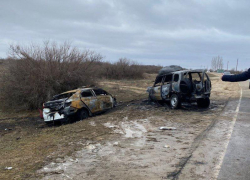 В ДТП под Астраханью с возгоранием машин пострадали пять человек