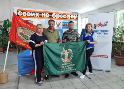 Астраханский участник спецоперации провел урок мужества и ответил на вопросы ребят