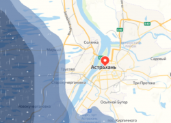 К Астрахани приближается сильный грозовой фронт