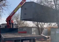 В Астрахани продвигается демонтаж установленных с нарушениями гаражей