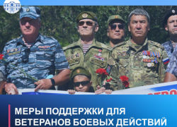 В Астраханской области действуют меры поддержки для ветеранов боевых действий