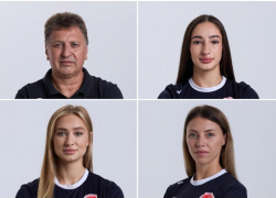 Гандболистки клуба «Астраханочка» вместе с тренером вошли в сборную России