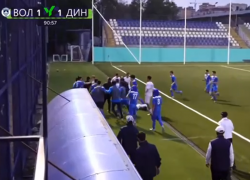 Астраханский «Волгарь» и «Динамо-Дагестан» закончили матч потасовкой