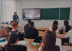 Астраханским школьникам поселка Верхний Баскунчак рассказали о преимуществах работы в «РЖД»