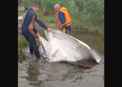 В Астрахани тело неизвестного мужчины извлекли из воды и передали полиции