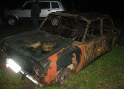 На автодороге «Астрахань – Марфино» сгорела «копейка»