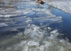 В Астраханской области наблюдается зимняя межень