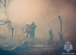 По Астрахани и области распространяется запах гари