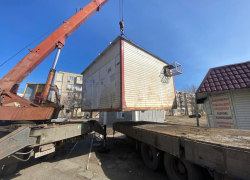 В Астрахани продолжают снос нелегальных киосков 