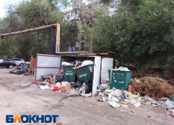 В Астрахани возле больницы, в которой спасали жизни, устроили  огромную свалку