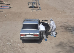 Как происходит забор анализов на коронавирус у астраханцев, оказавшихся под наблюдением