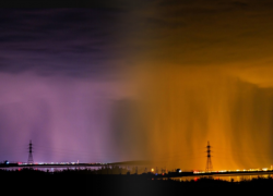 В небе над Астраханью произошло интересное погодное явление