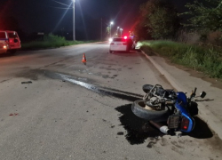 В Астрахани мотоциклист погиб, столкнувшись с иномаркой 