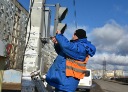 В Астрахани установили новые современные светофоры