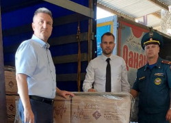 Из Астрахани в Армянск отправилось пять тонн гуманитарной помощи