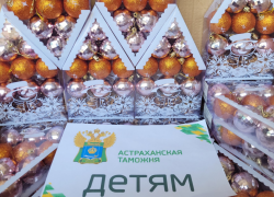 Астраханские детдома и школы-интернаты получили конфискованные новогодние игрушки и украшения